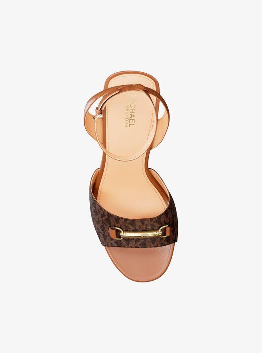 Carson Signature Logo Wedge Sandal