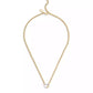 Two-Tone Signature Carabiner Heart Pendant Necklace