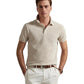 Custom Slim Fit Stretch Oxford Mesh Polo