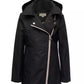 Toddler & Little Girls Stadium Length Asymmetric Zip Jacket