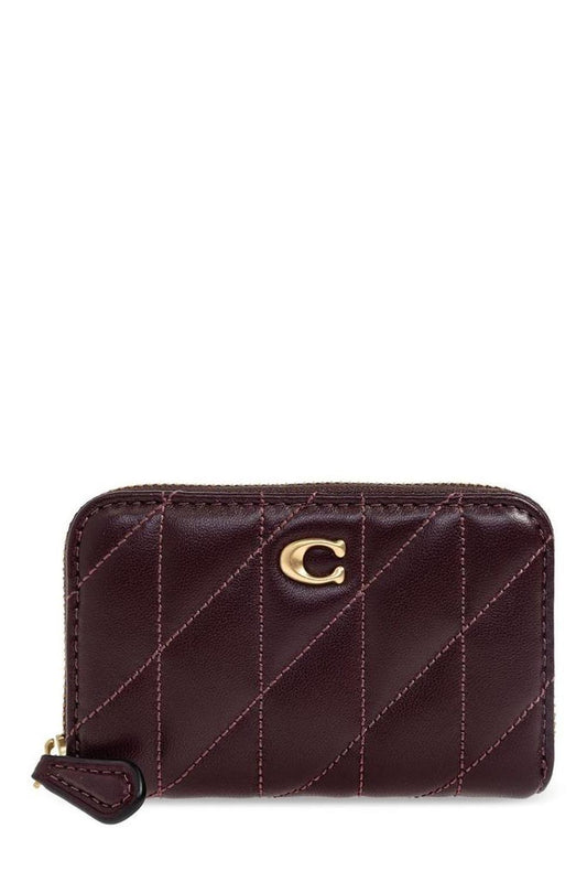 Coach Essential Zip-Around Quilted Small Card Case
