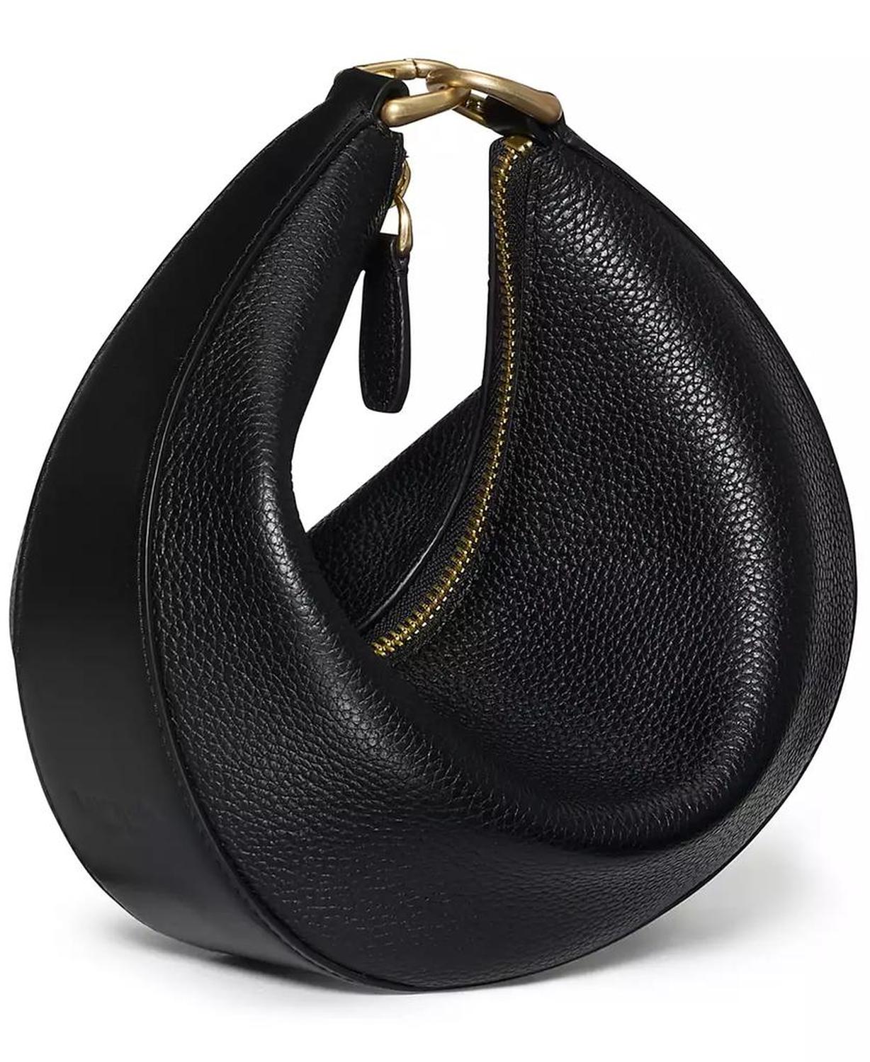 Duo Small Pebbled Leather Crossbody Bag