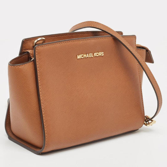 Michael Michael Kors Leather Medium Selma Crossbody Bag