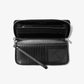 Jet Set Travel Zebra Print Calf Hair Continental Wallet