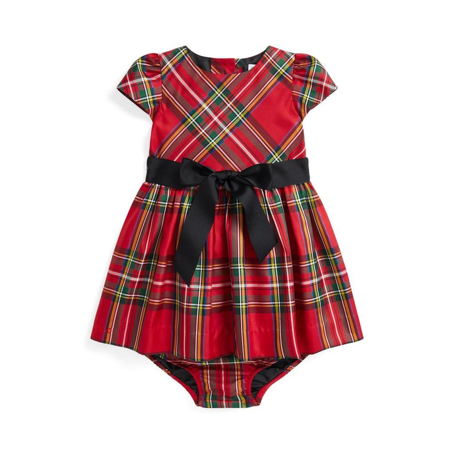 Plaid Twill Dress & Bloomer (Infant)
