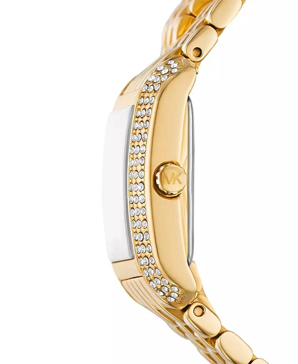 Women's Emery Three-Hand Gold-Tone Stainless Steel Watch 22mm