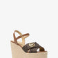 Hannah Signature Logo Wedge Sandal