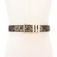 Women's Reversible Snake Pattern Belt
