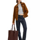 Men's Natural Grain Leather Tote Bag