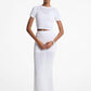 Crocheted Viscose Blend Maxi Skirt