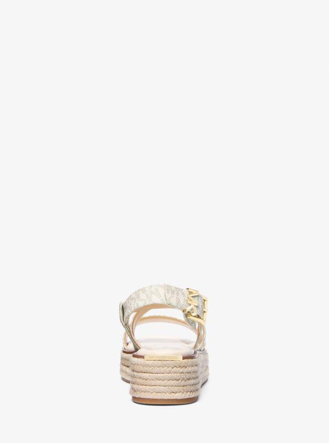 Lynn Signature Logo Platform Espadrille Sandal
