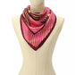 Linear Bloom Silk Square Scarf