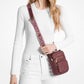 Jet Set Medium Metallic Logo Jacquard Crossbody Bag