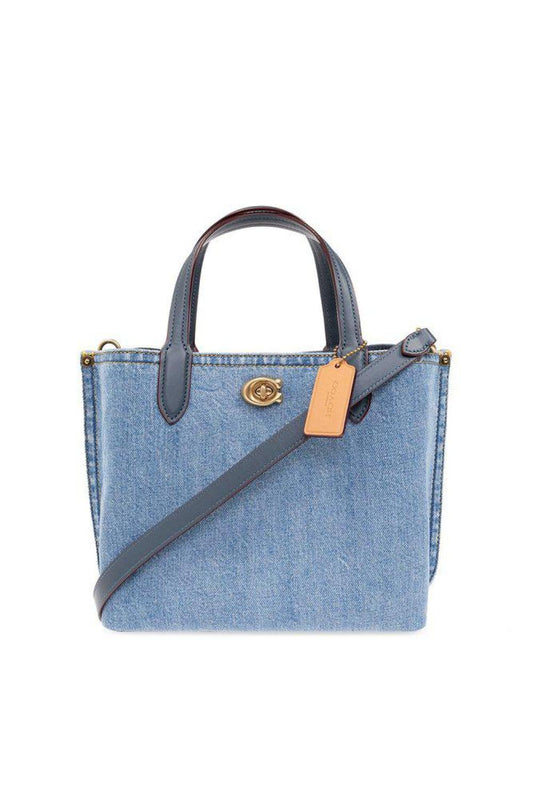 Coach Willow Logo Plaque 24 Tote Bag