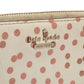 Kate Spade White/red Polka Dots Zip Around Wallet