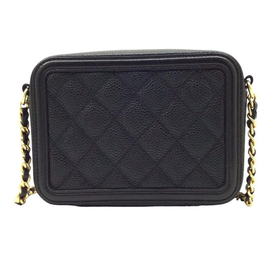 Chanel Cc Filigree  Leather Shopper Bag (Pre-Owned)