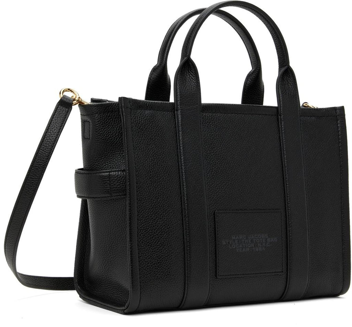 Black 'The Leather Medium' Tote