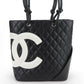Chanel Cambon  Leather Tote Bag (Pre-Owned)