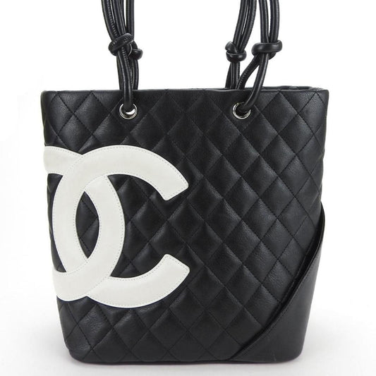 Chanel Cambon  Leather Tote Bag (Pre-Owned)