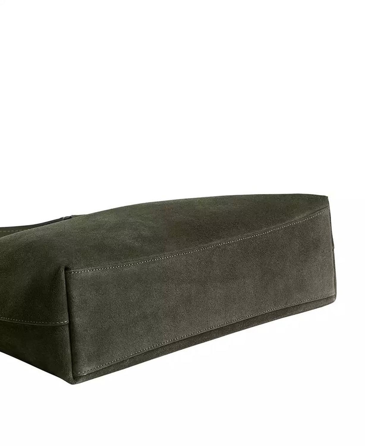 Brooklyn Large Suede Shoulder Bag 34