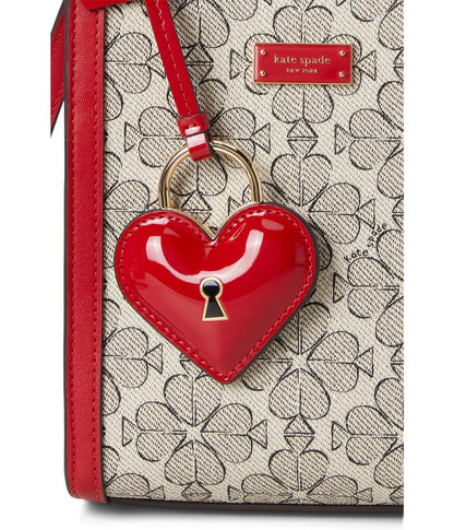 Spade Flower Coated Canvas Vday Spade Flower Coated Canvas Manhattan Mini Tote