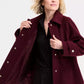 Women's Collared Button-Front Coat, Exclusively at Macy's