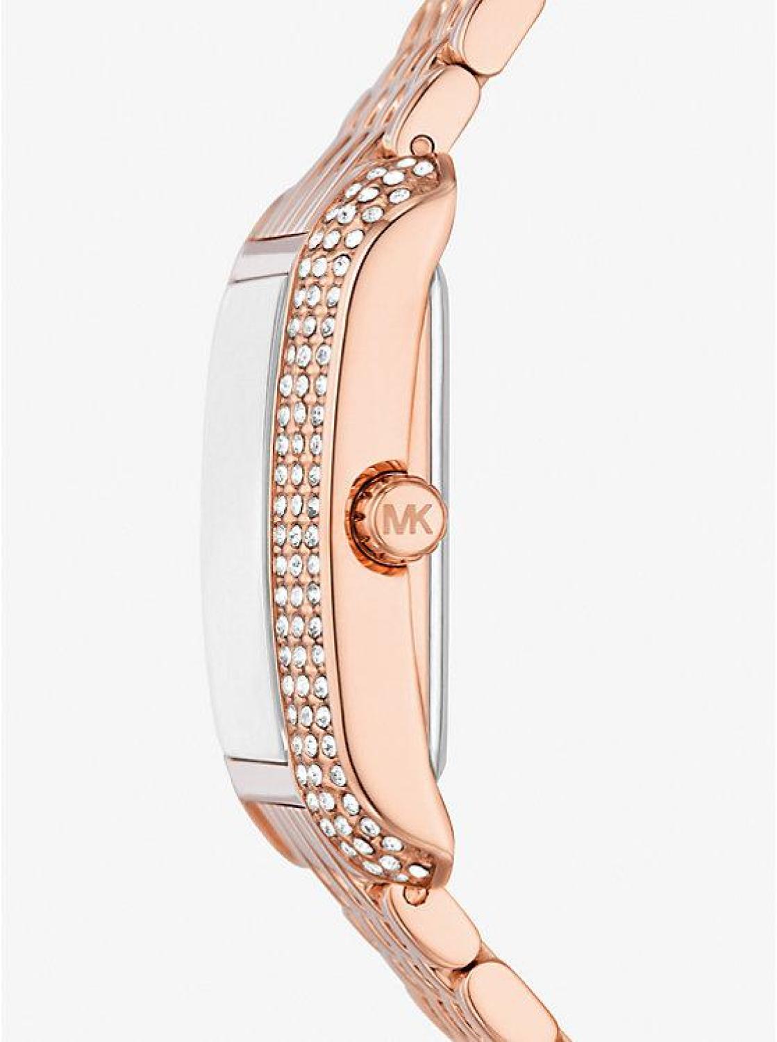 Petite Emery Pavé Rose Gold-Tone Watch