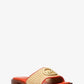Hannah Straw Slide Sandal