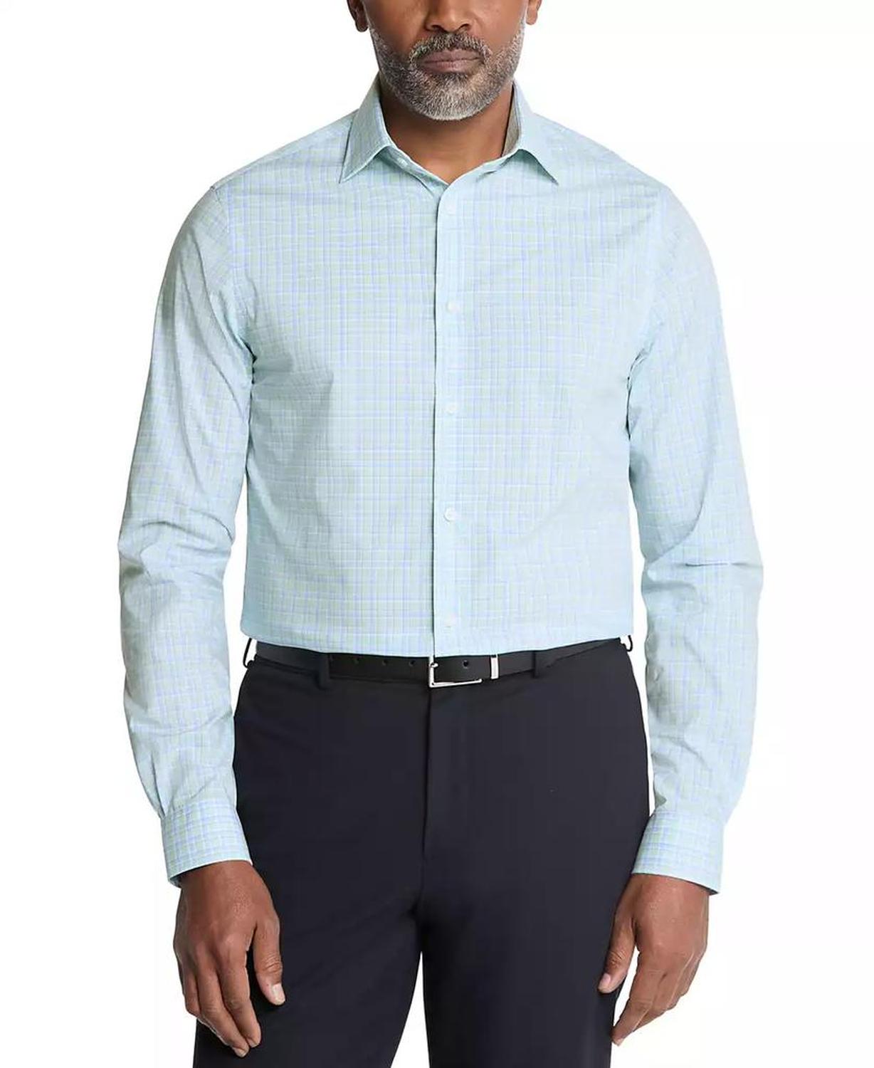 Men's Regular-Fit Check Dress Shirt