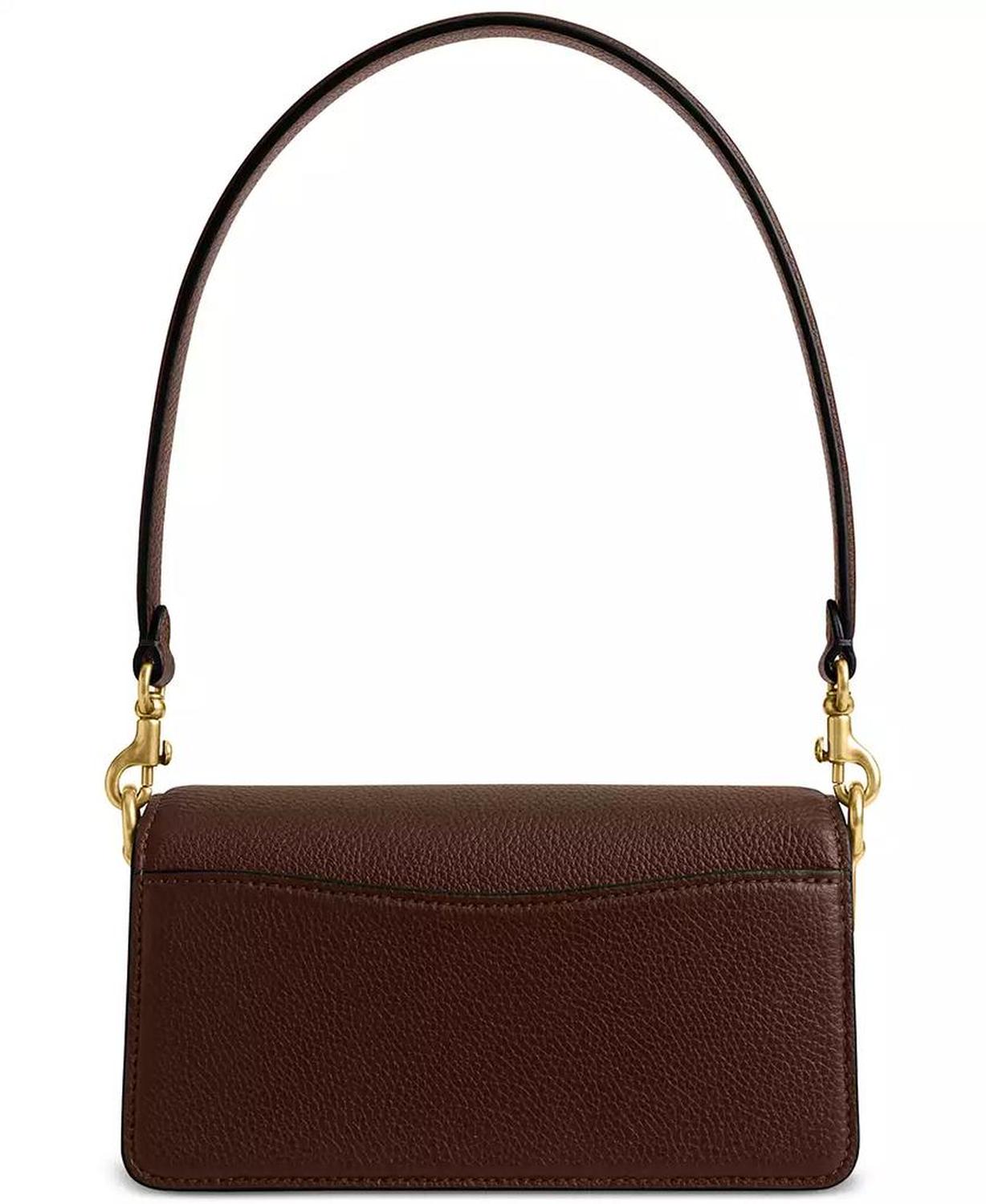Polished Pebble Leather Mini Tabby Shoulder Bag 20