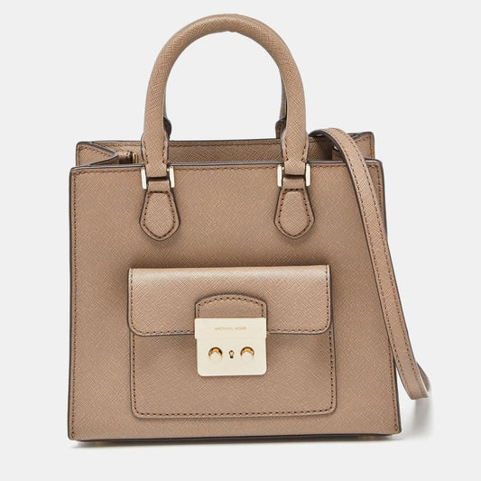 Michael Michael Kors Beige Leather Tote