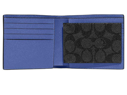 3-In-1 Wallet With Signature Canvas Interior