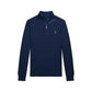 Cotton Interlock Quarter-Zip Pullover (Big Kid)