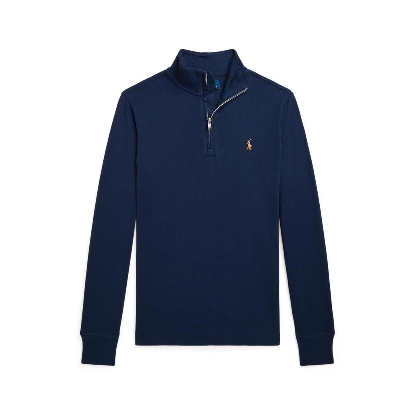 Cotton Interlock Quarter-Zip Pullover (Big Kid)