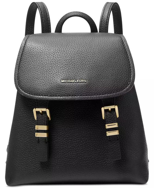 Quinn Leather Flap Backpack