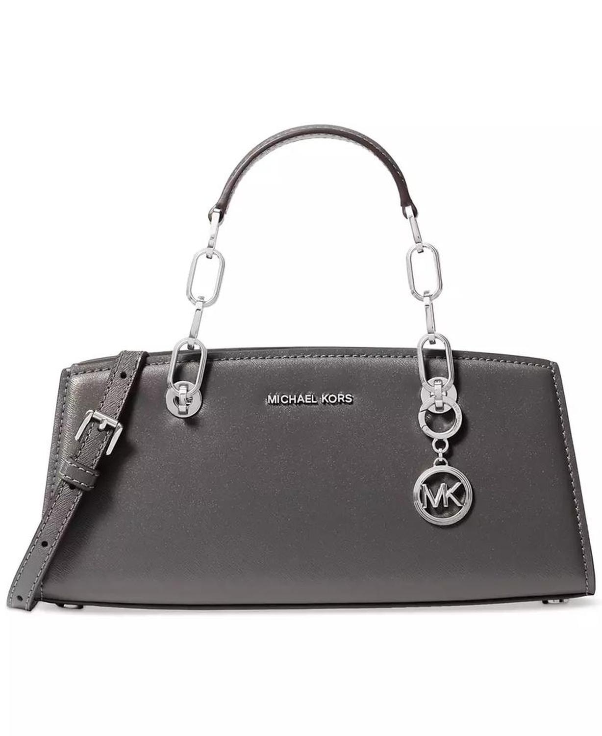 Cynthia Small East West Leather Satchel