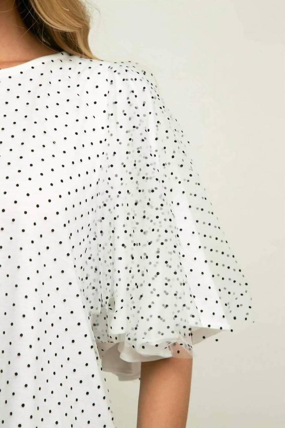 Suri Top In Macaroon Dot