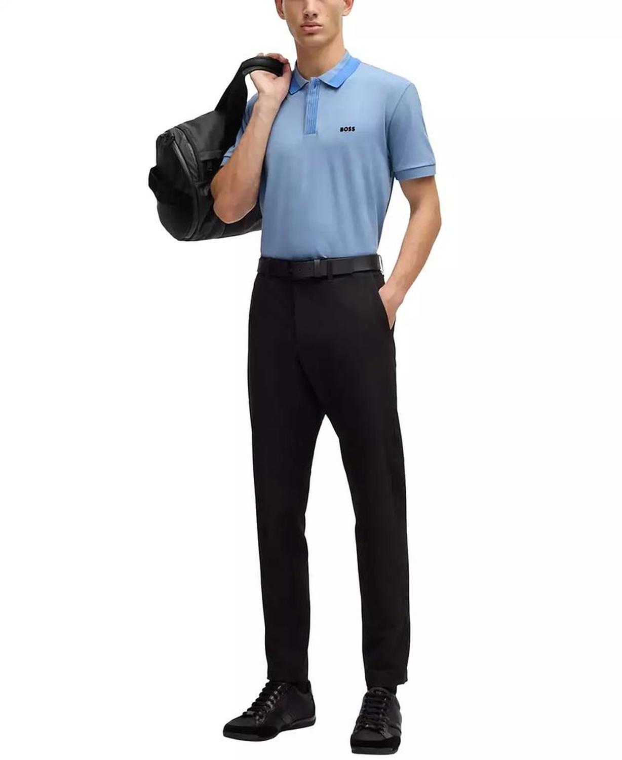 Men's Contrast Logo Polo Shirt