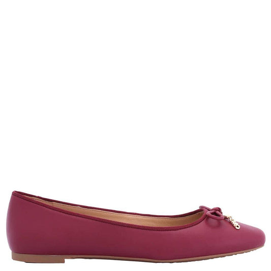 Nori Ballet Flats In Mulberry
