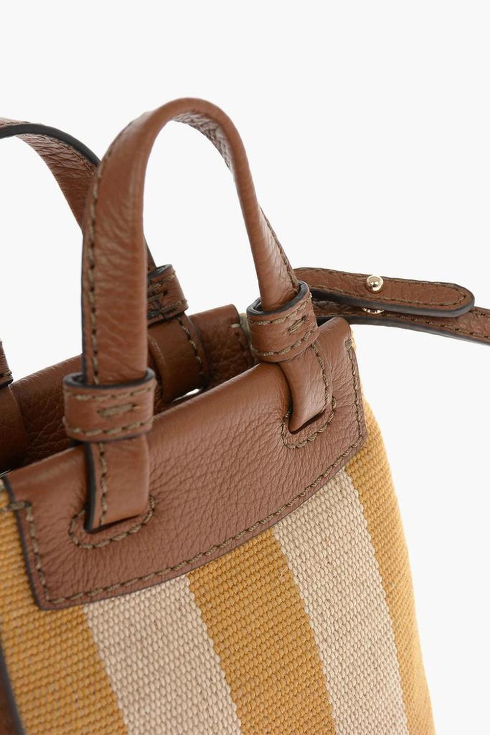 Awning Striped Meraviglia Vertical Mini Crossbody Bag