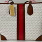 Eva MK Signature PVC Nylontote with Pouch