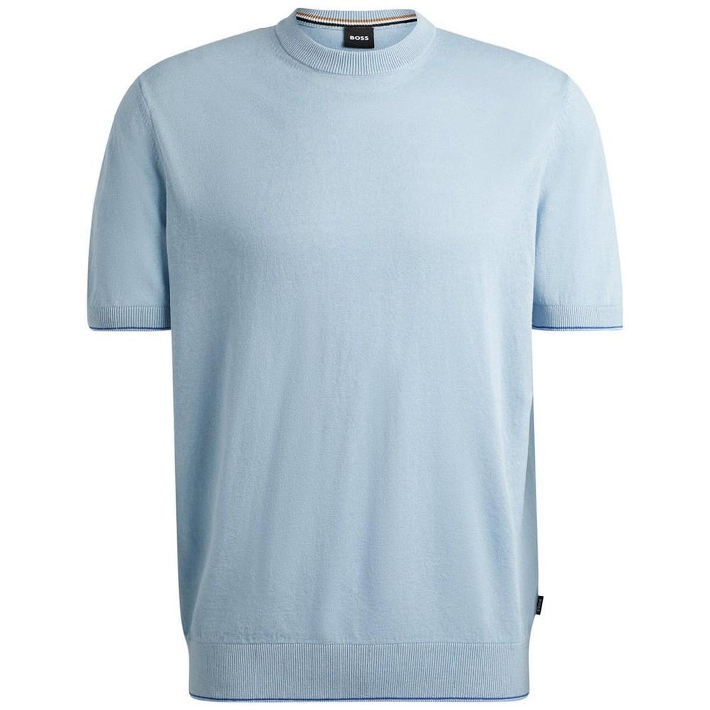 Men's Accent Tipping Linen-Blend Regular-Fit Sweater