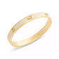 Signature Pegged Enamel Bangle Bracelet