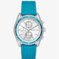 Oversized Hadyn Pavé Silver-Tone Watch