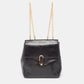 Marc Jacobs  Glossy Leather Chain Strap Backpack