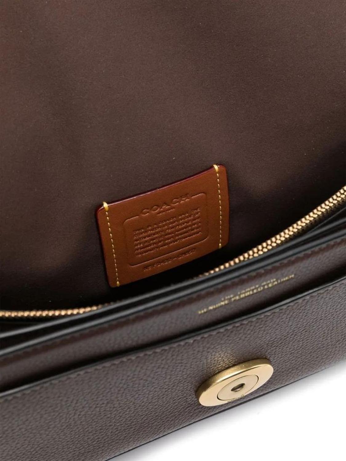 Coach Tabby Logo Plaque Shoulder Bag