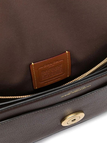Coach Tabby Logo Plaque Shoulder Bag