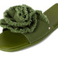 Flourish Canvas Flat Sandal