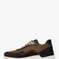 Trevor Leather and Corded Twill Trainer