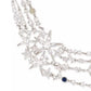 Silver-Tone Stone & Cubic Zirconia Star Multi-Strand Collar Necklace, 16" + 3" extender